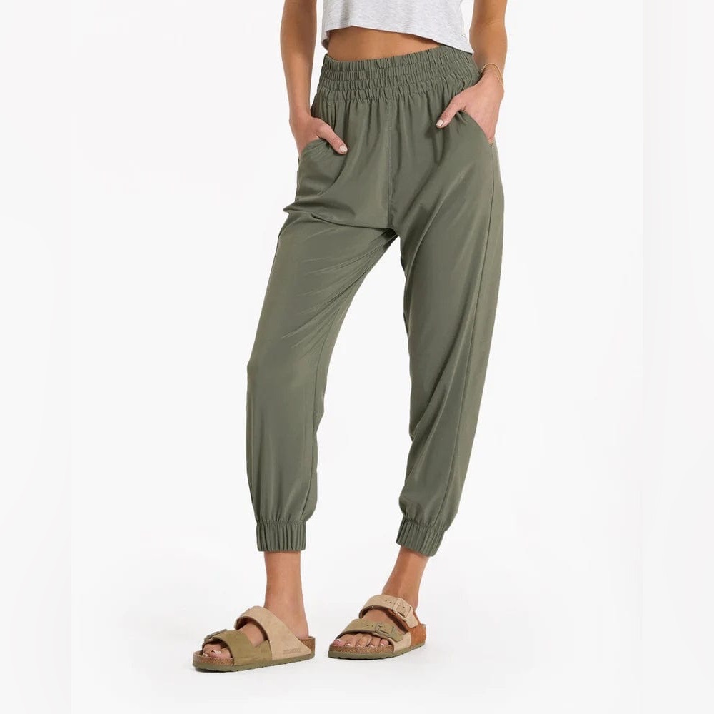 Vuori Olive Green Jogger Track Pants
